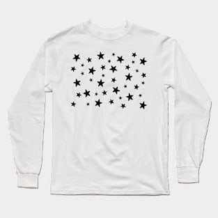 Black Stars Long Sleeve T-Shirt